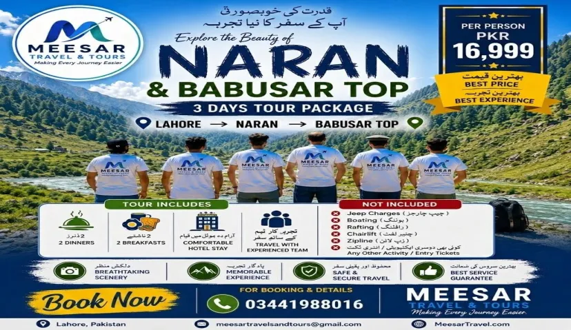 Lahore To Naran